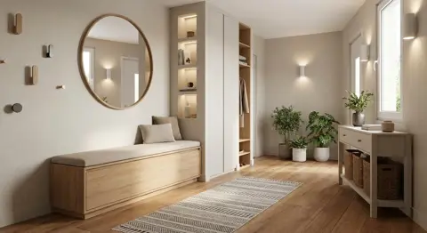 Refaire une entrée accueillante et fonctionnelle avec rangements malins - TravauxChezMoi